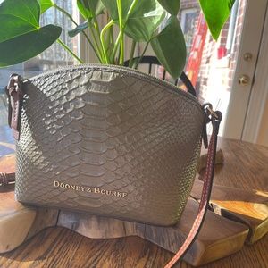 Dooney and Bourke Embossed Leather Crossbody Bag